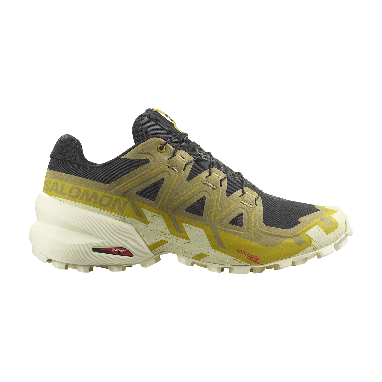 Salomon Speedcross 6 Black/Cress Green/Transparent Yellow