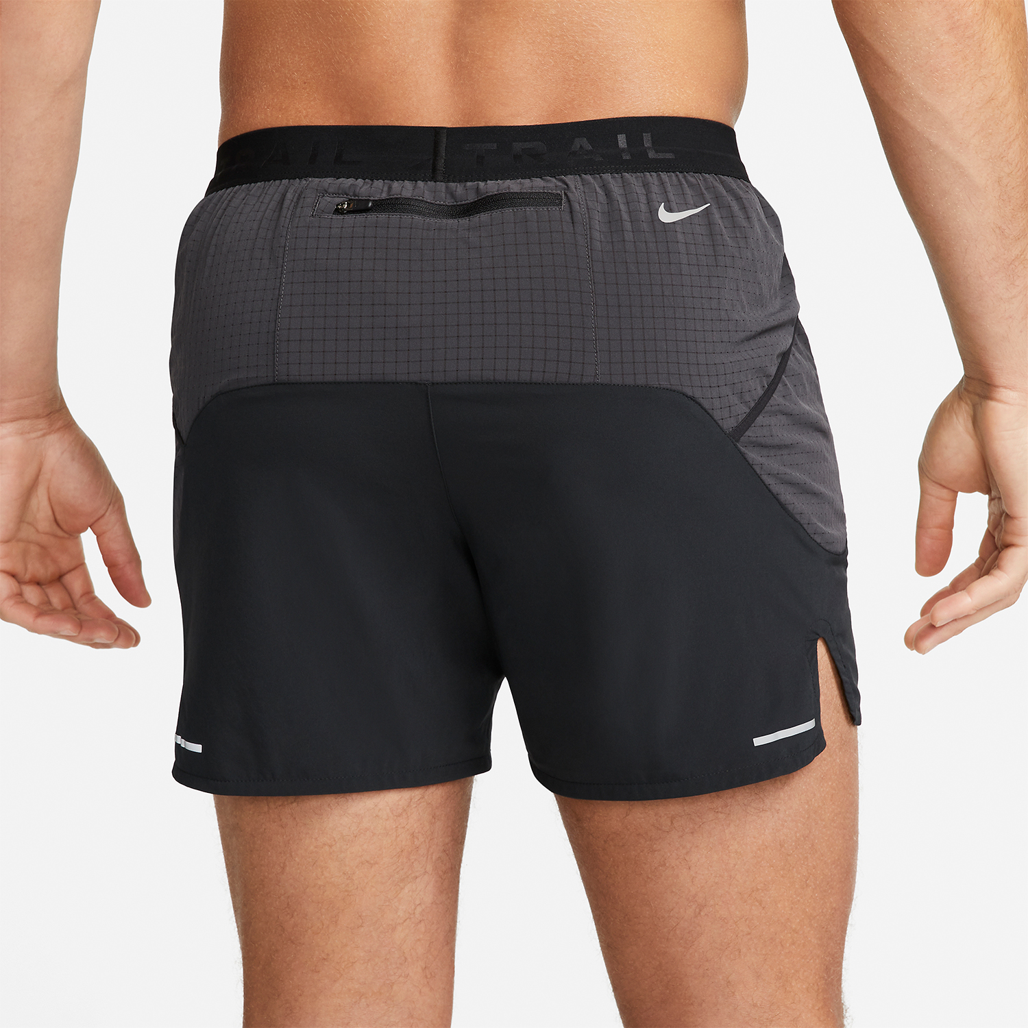 Nike Dri-FIT Second Sunrise 5in Pantaloncini Black/Dark Smoke Grey/White