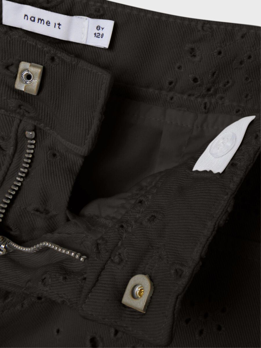 LANG BRODERIE ANGLAISE ROK