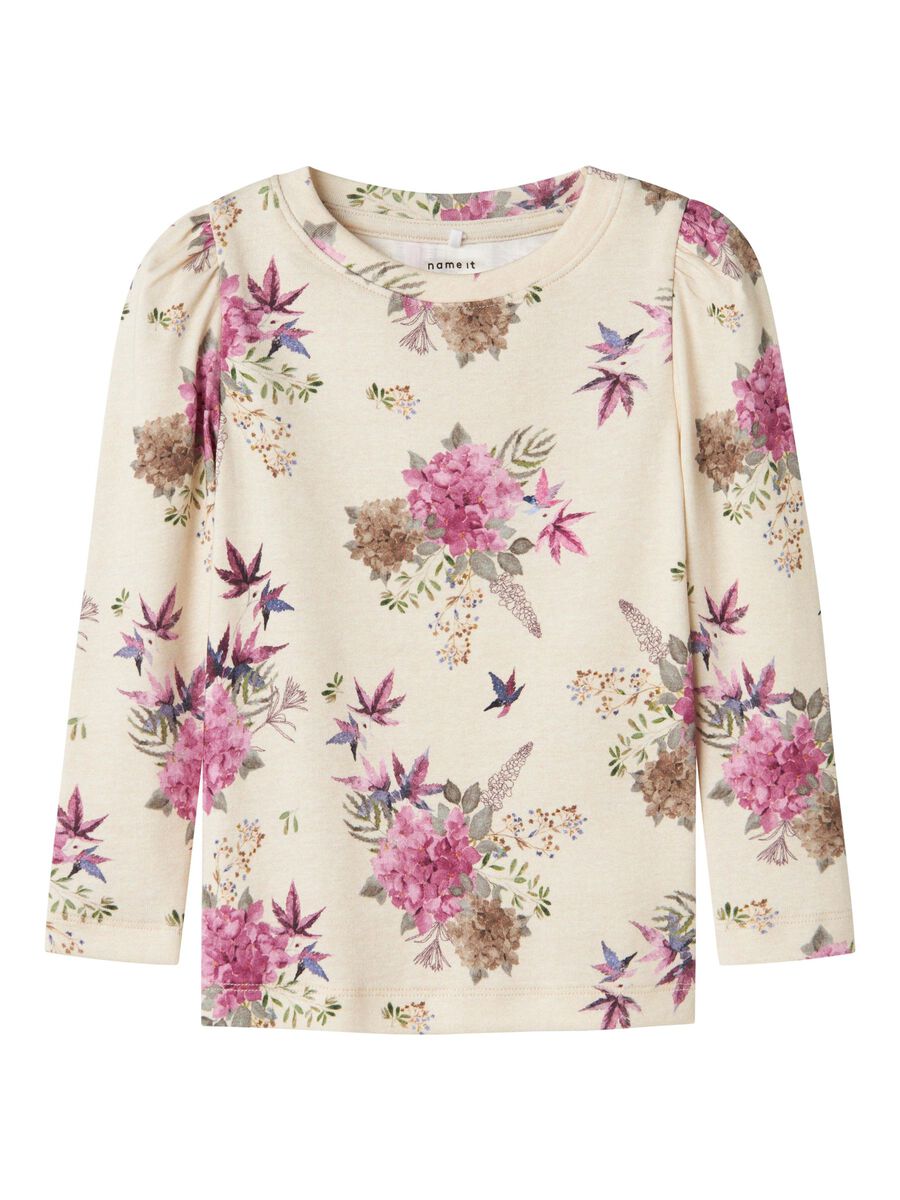 SLIM FIT TOP MET LANGE MOUWEN