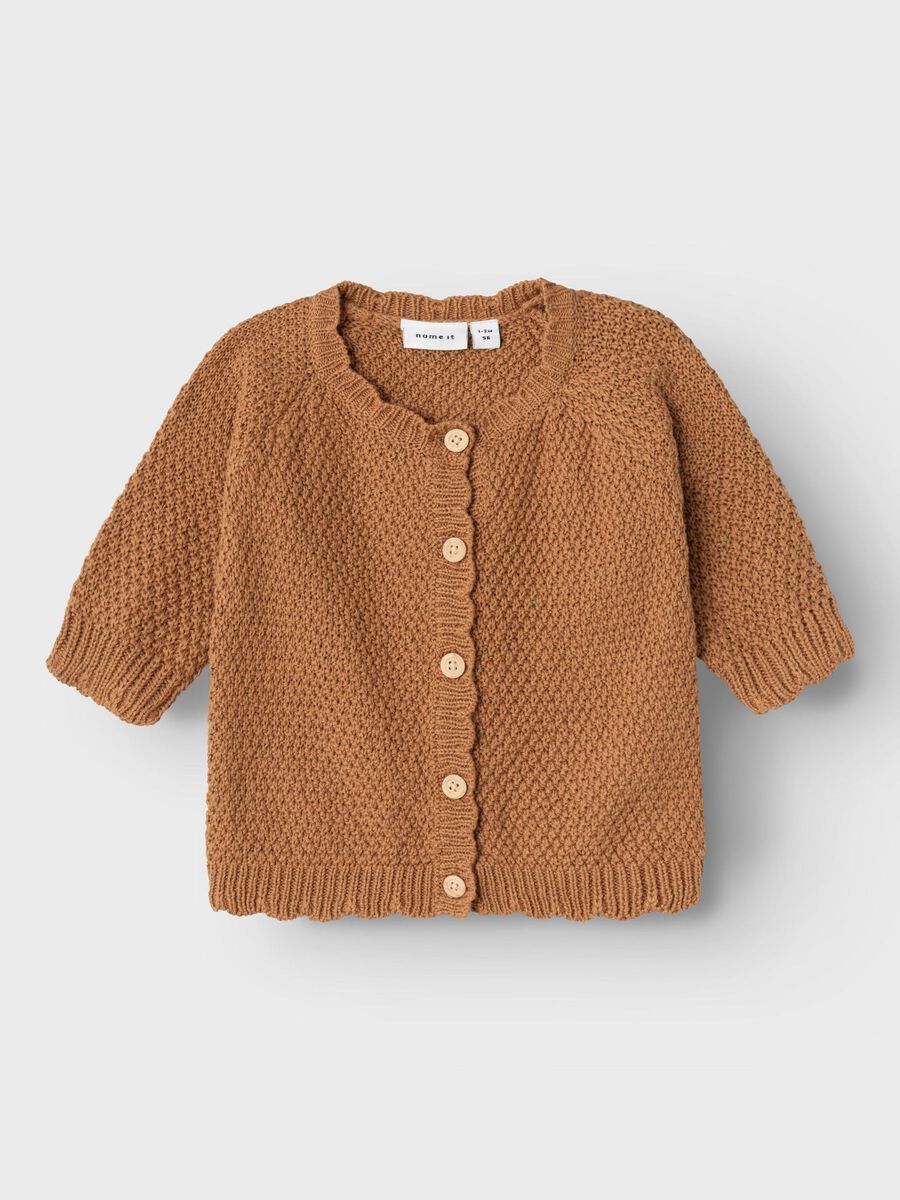 LANGE MOUWEN GEBREID VEST