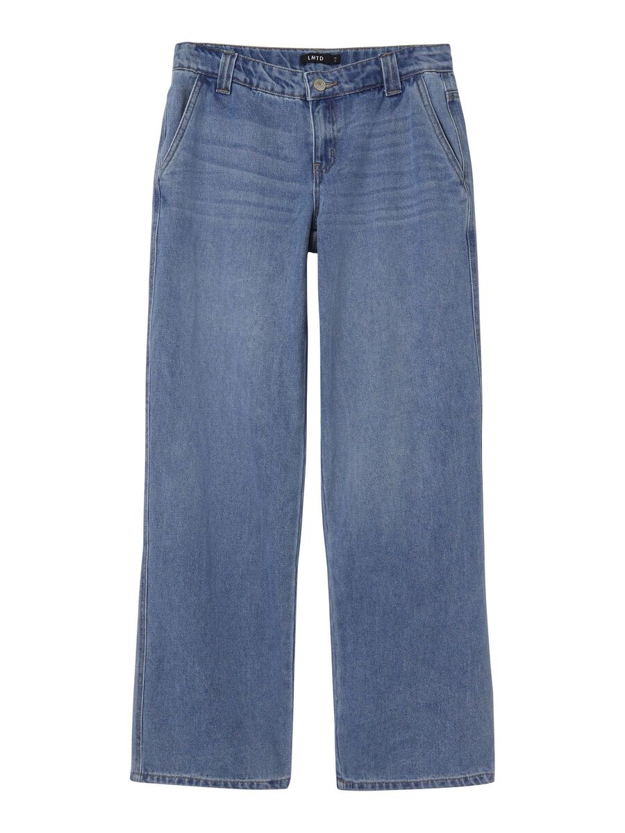 LOW-WAIST STRAIGHT LEG JEANS