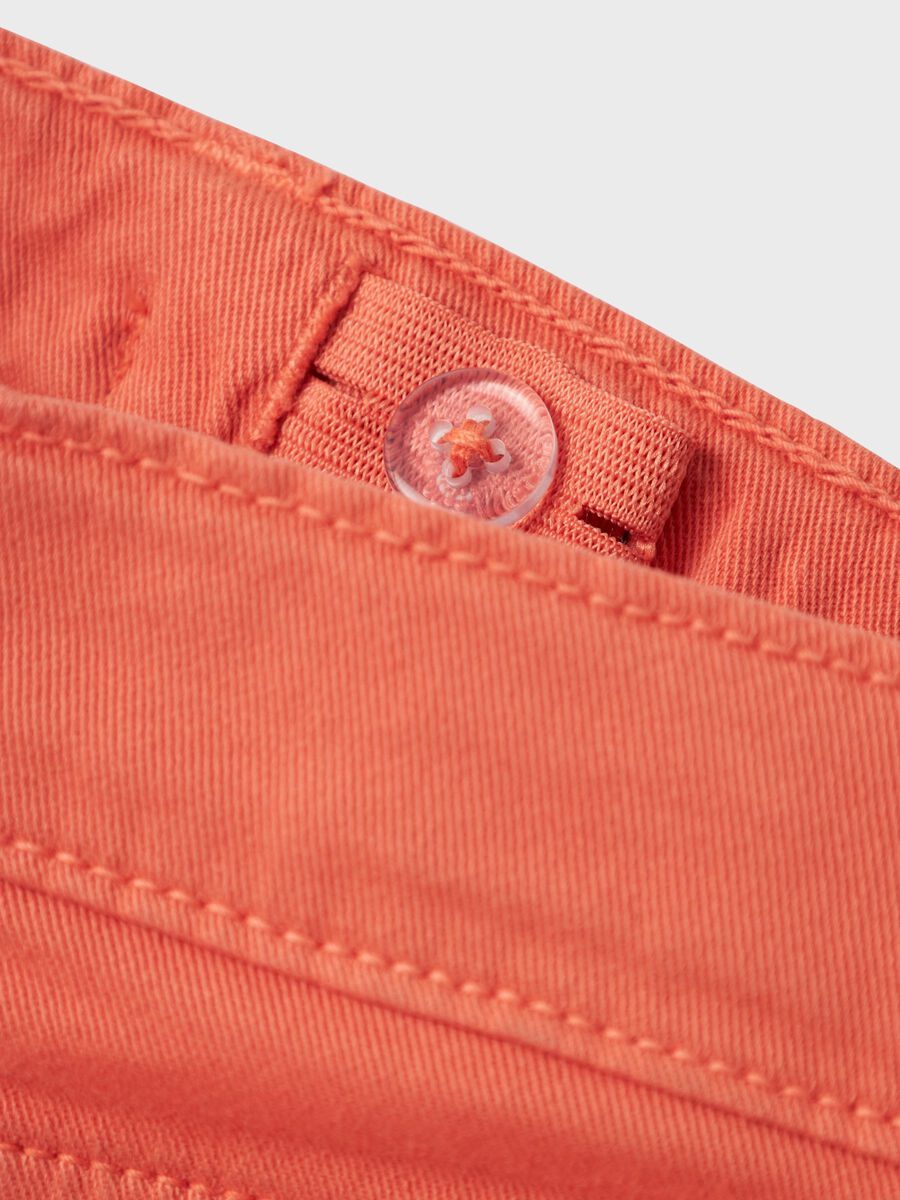 SLIM FIT TWILL SHORTS