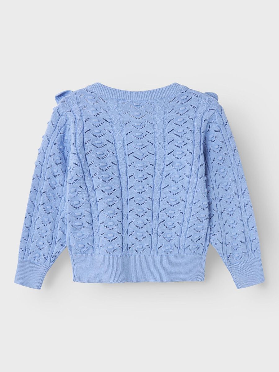 LANGE MOUWEN GEBREID VEST