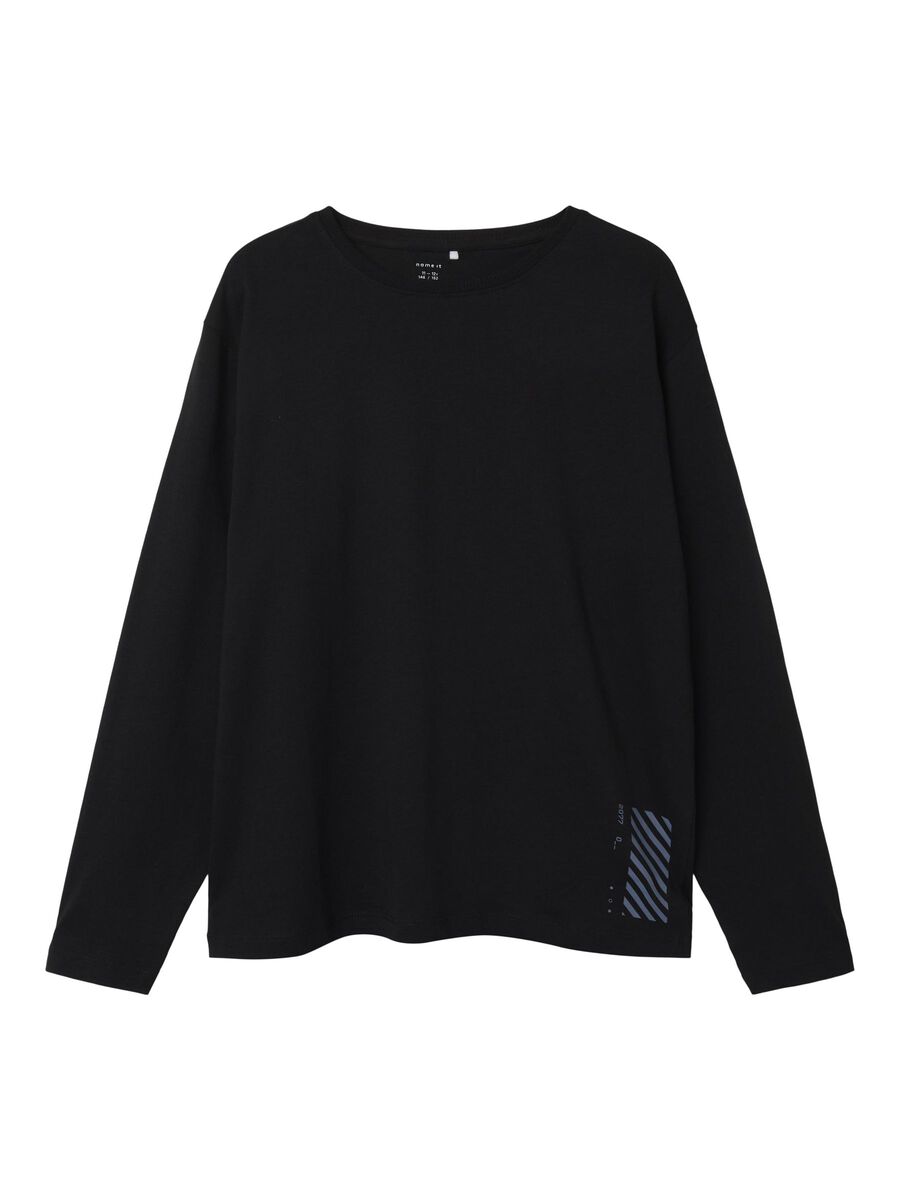 REGULAR FIT TOP MET LANGE MOUWEN