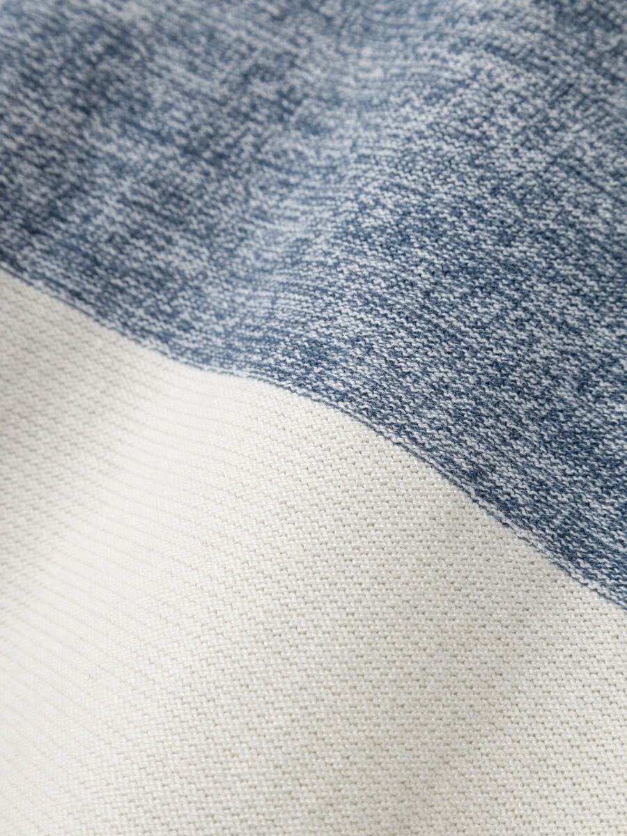 LANGE MOUWEN GEBREIDE TRUI