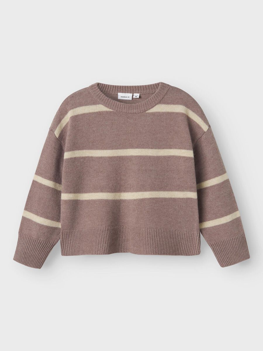 BOXY FIT GEBREIDE TRUI