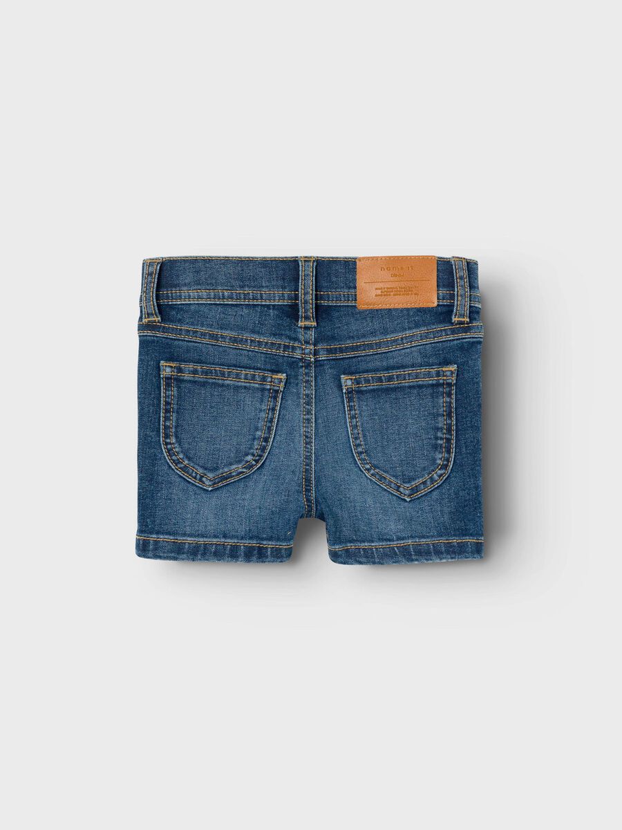 SLIM FIT DENIM SHORT