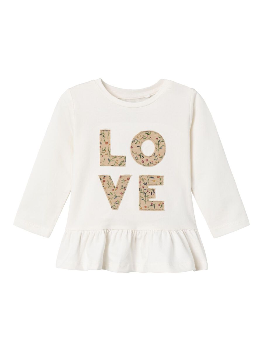 REGULAR FIT TOP MET LANGE MOUWEN