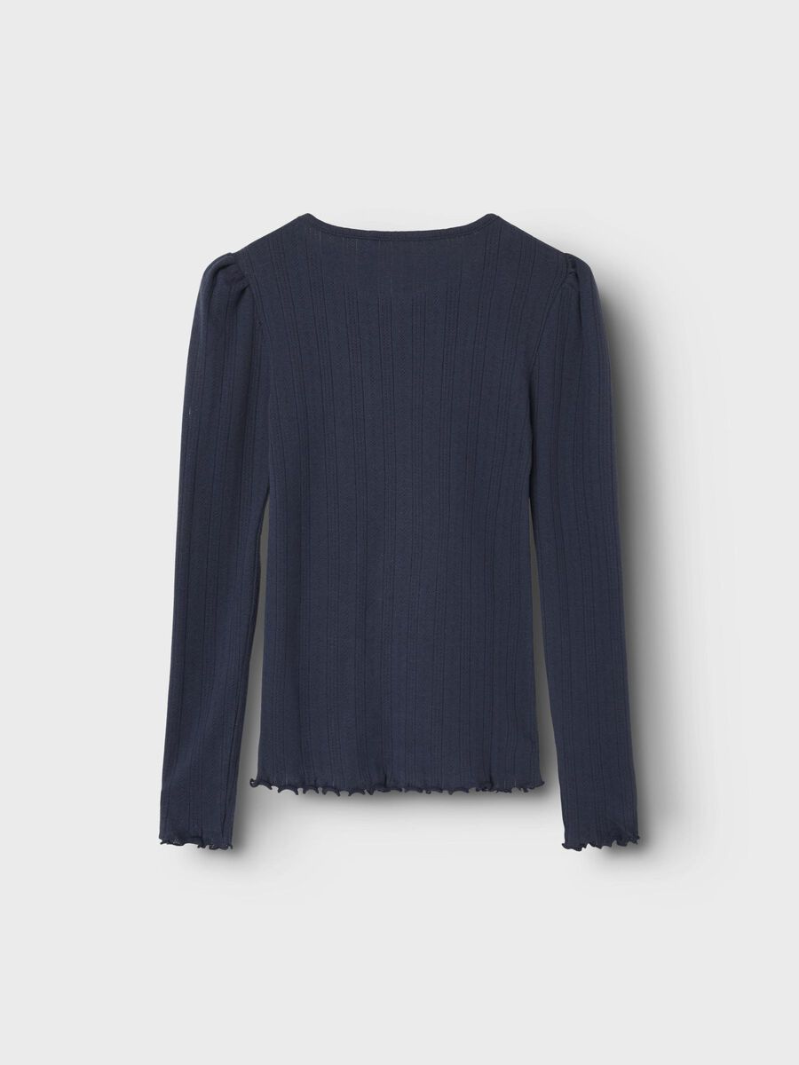 BIOLOGISCH KATOEN TOP MET LANGE MOUWEN