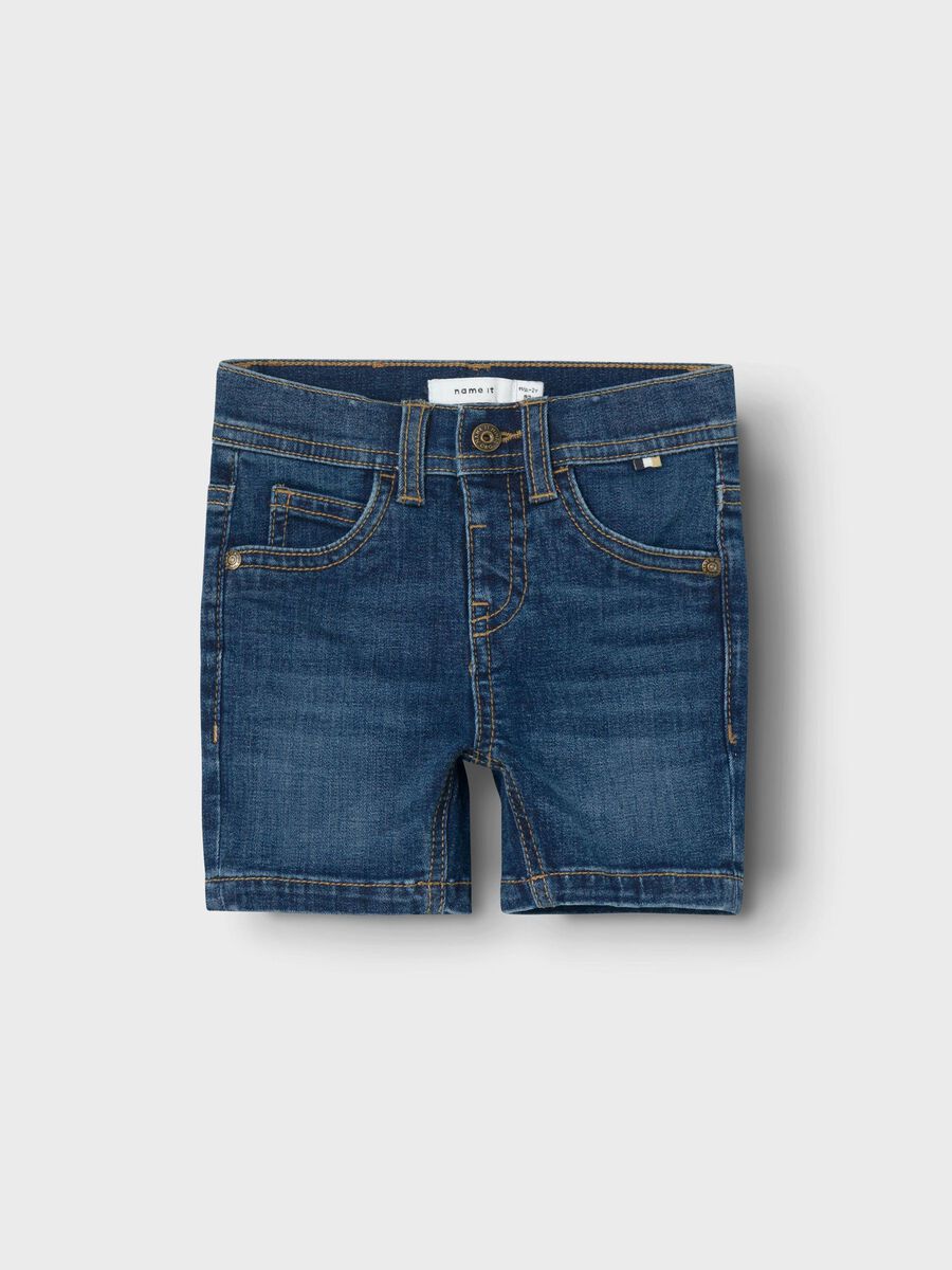 SLIM FIT DENIM SHORT