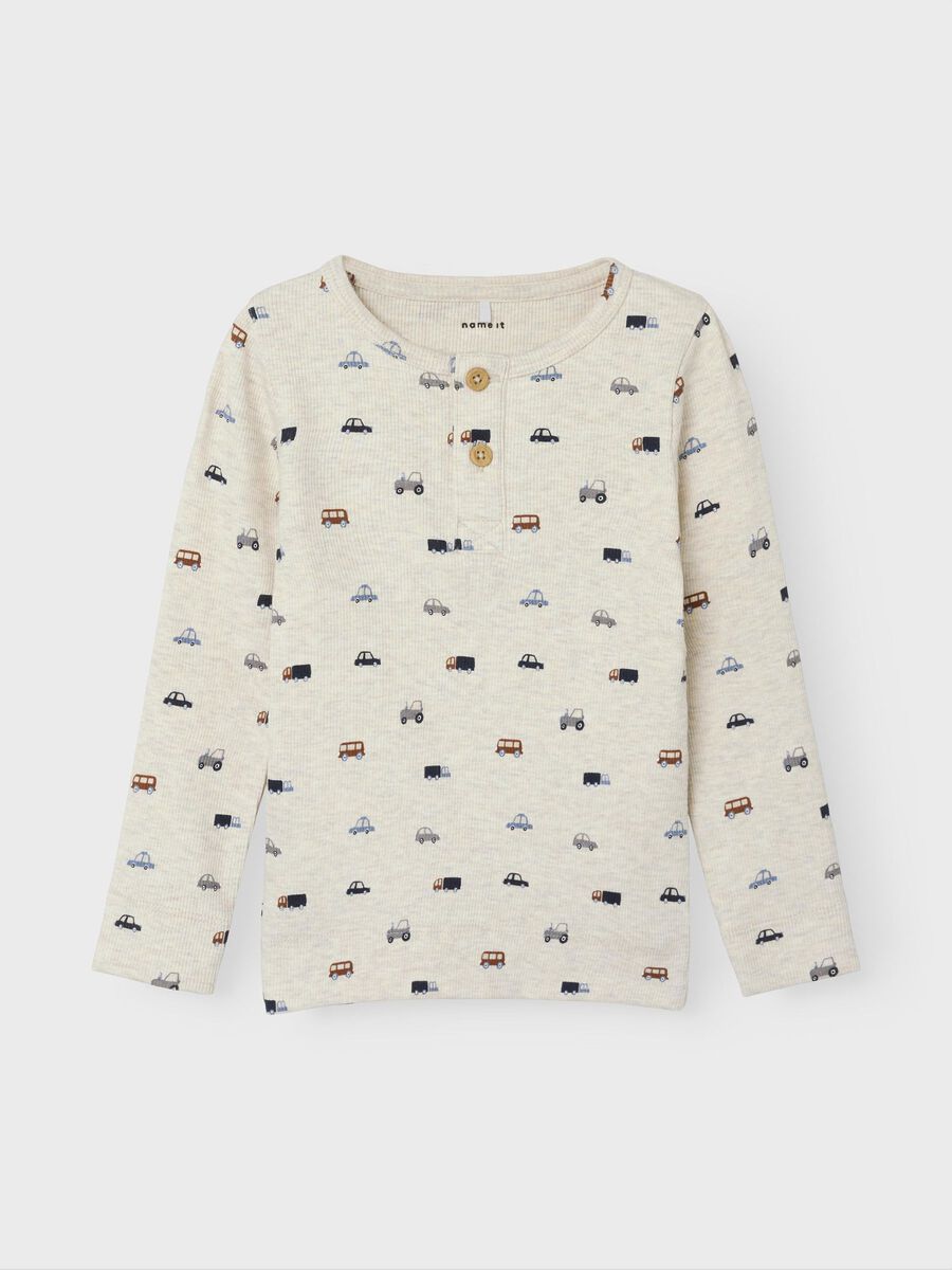 PRINT TOP MET LANGE MOUWEN