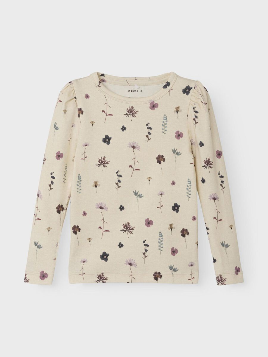 SLIM FIT TOP MET LANGE MOUWEN