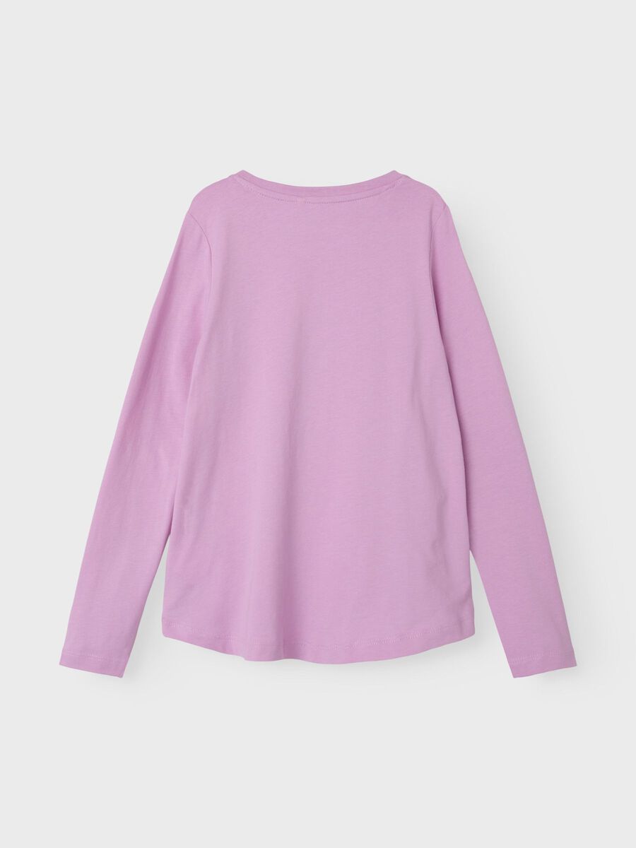 GLITTER TOP MET LANGE MOUWEN