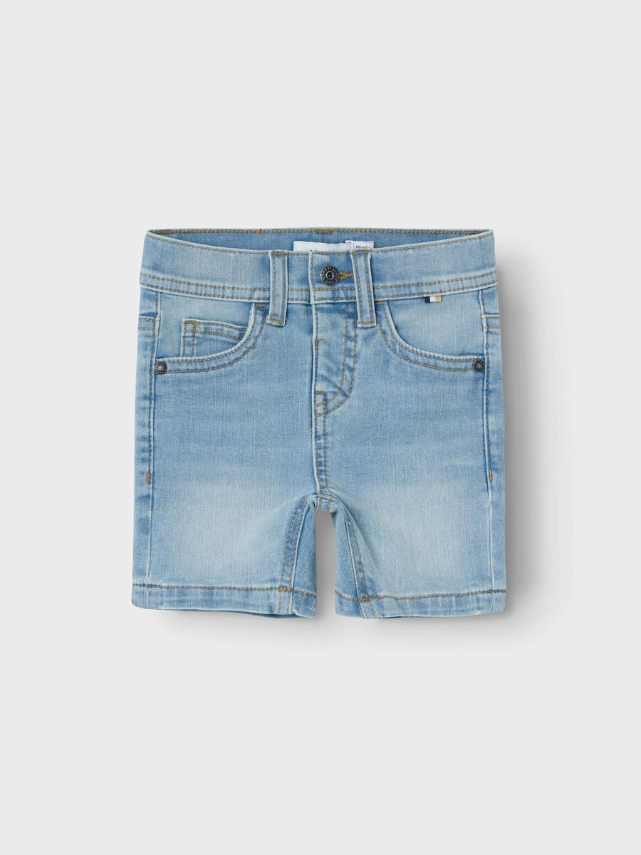 SLIM FIT DENIM SHORT