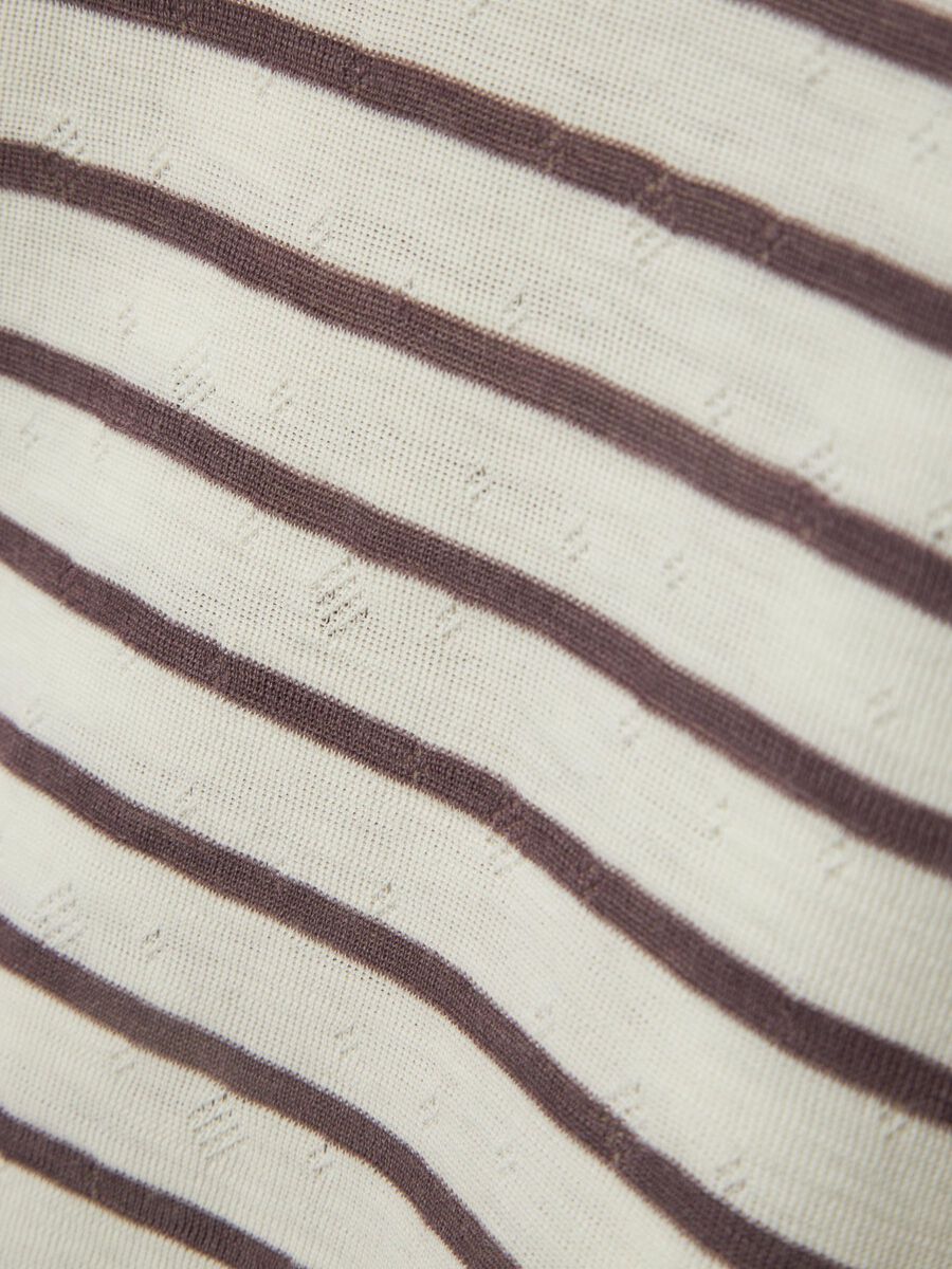 MERINO WOL TOP MET LANGE MOUWEN