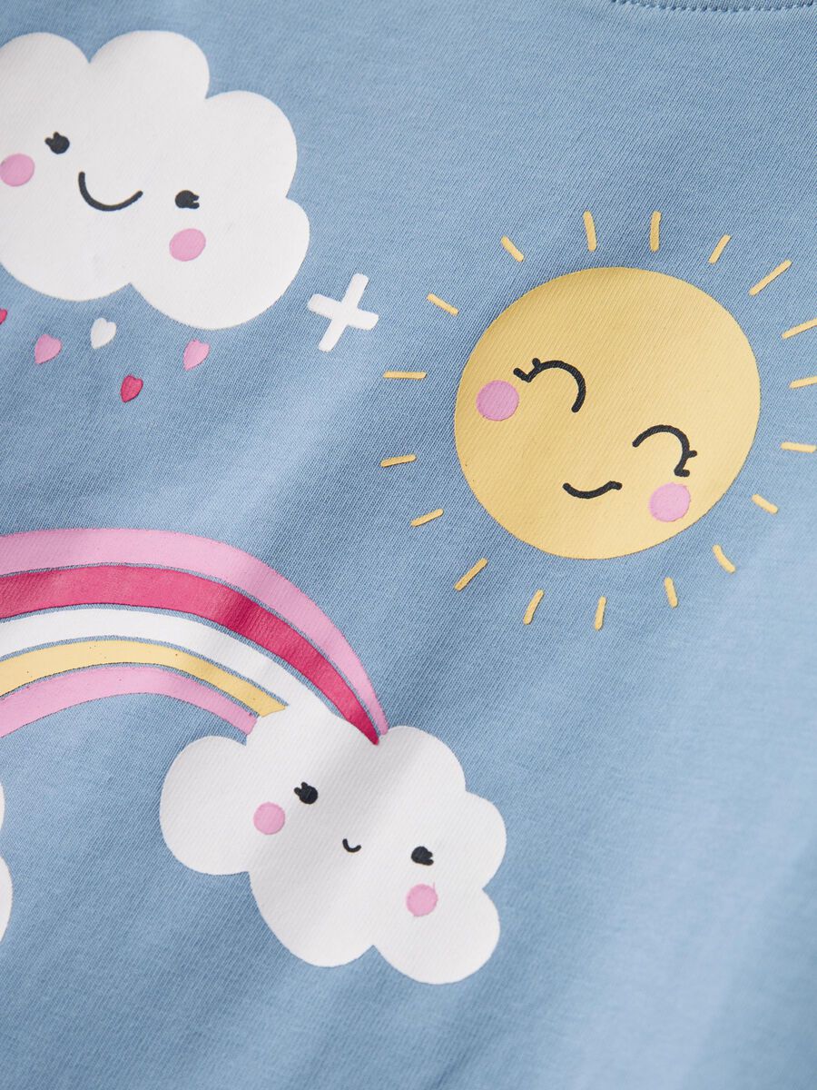 PRINT TOP MET LANGE MOUWEN