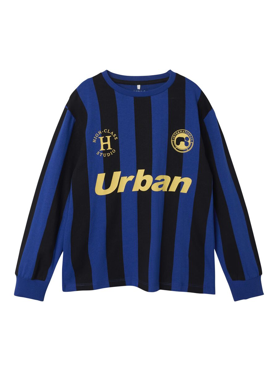 REGULAR FIT TOP MET LANGE MOUWEN