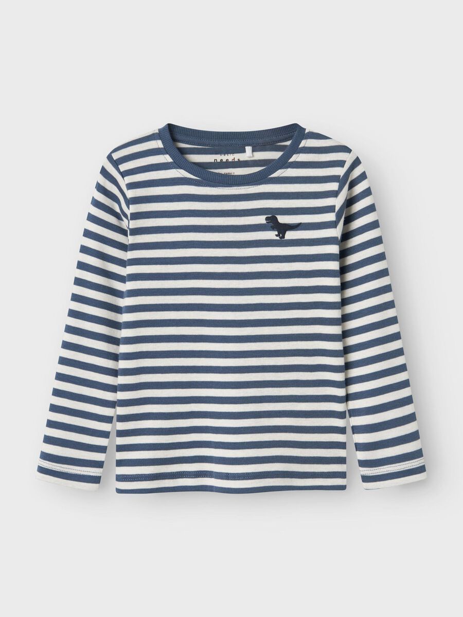 SLIM FIT TOP MET LANGE MOUWEN