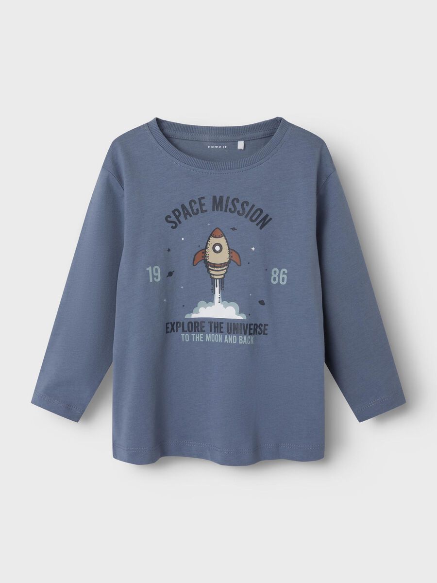 REGULAR FIT TOP MET LANGE MOUWEN