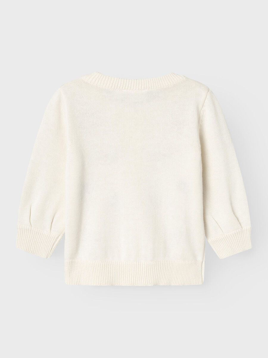 LANGE MOUWEN GEBREID VEST