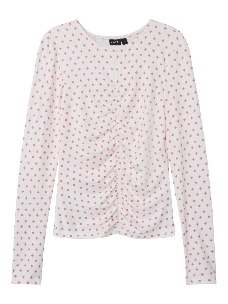 KORTE TOP MET LANGE MOUWEN