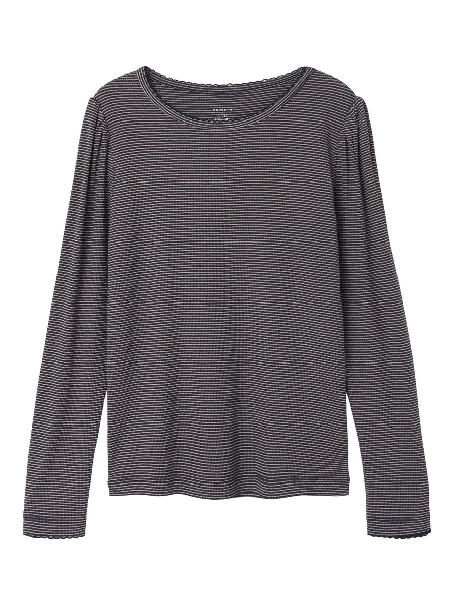 REGULAR FIT TOP MET LANGE MOUWEN