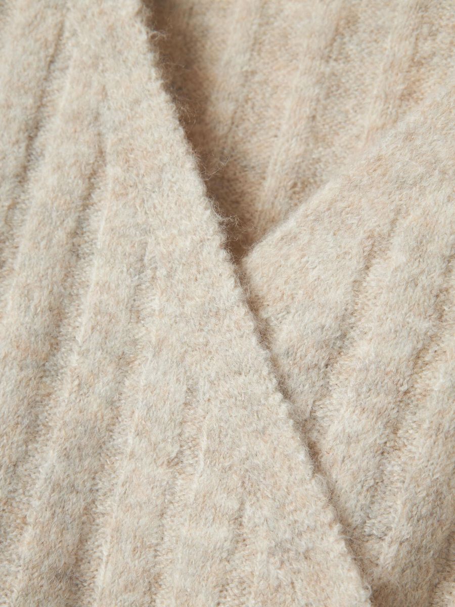 CROPPED GEBREIDE TRUI