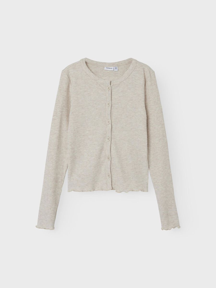 LANGE MOUWEN GEBREID VEST