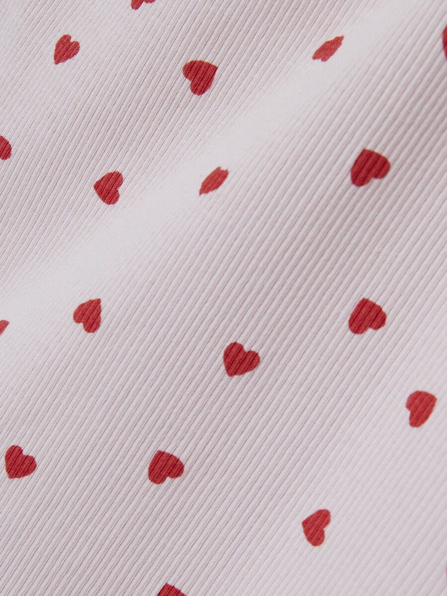 HARTJESPRINT TOP MET BANDJES