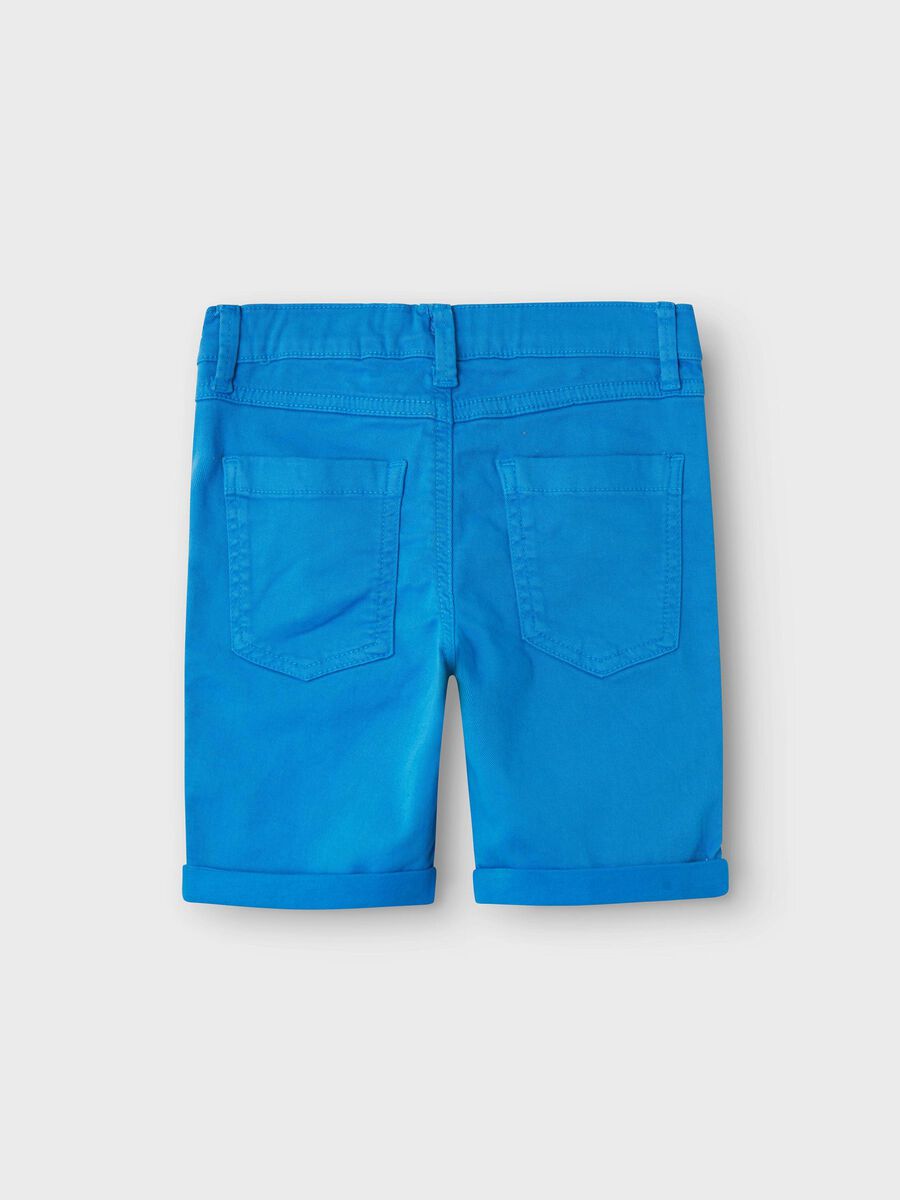 SLIM FIT TWILL SHORTS