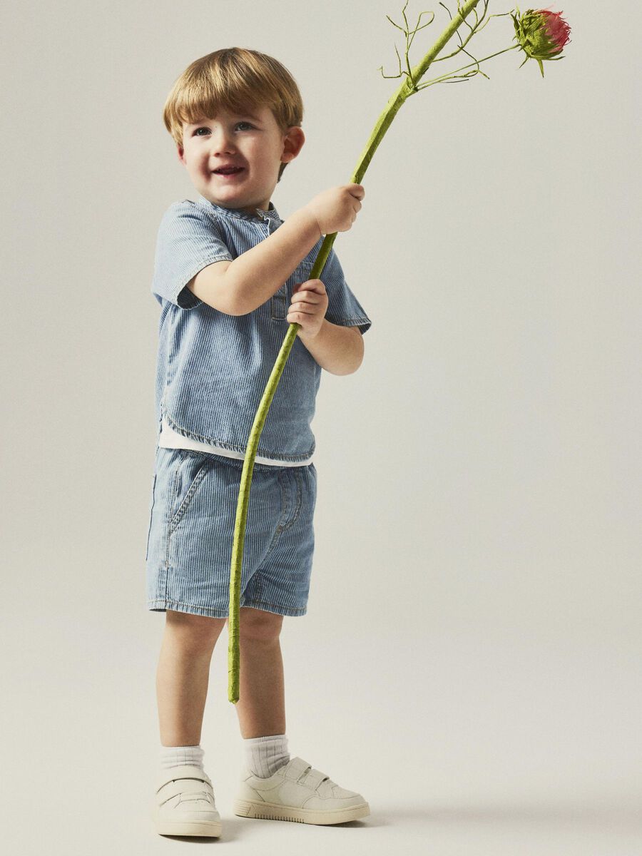 REGULAR FIT DENIM SHORT