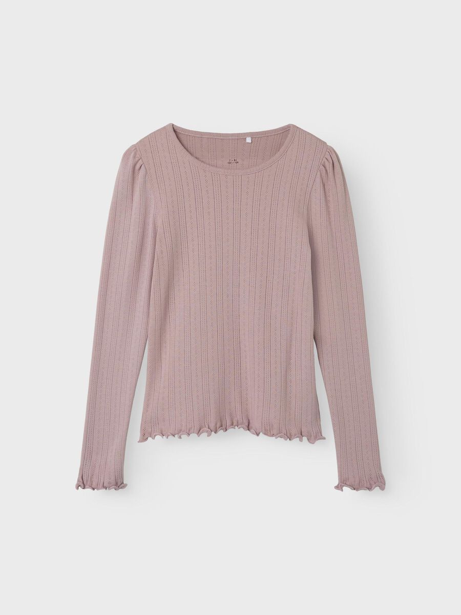 BIOLOGISCH KATOEN TOP MET LANGE MOUWEN