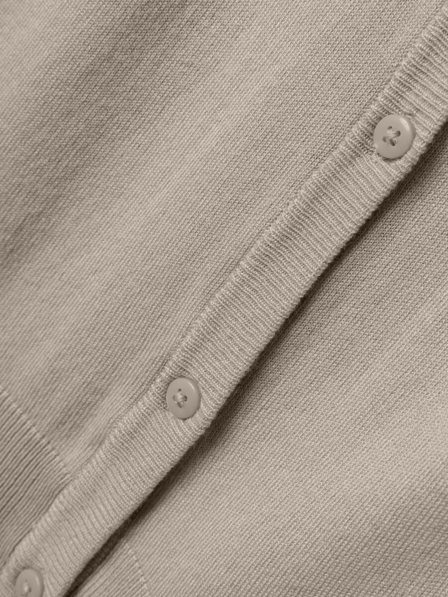 LANGE MOUWEN GEBREID VEST