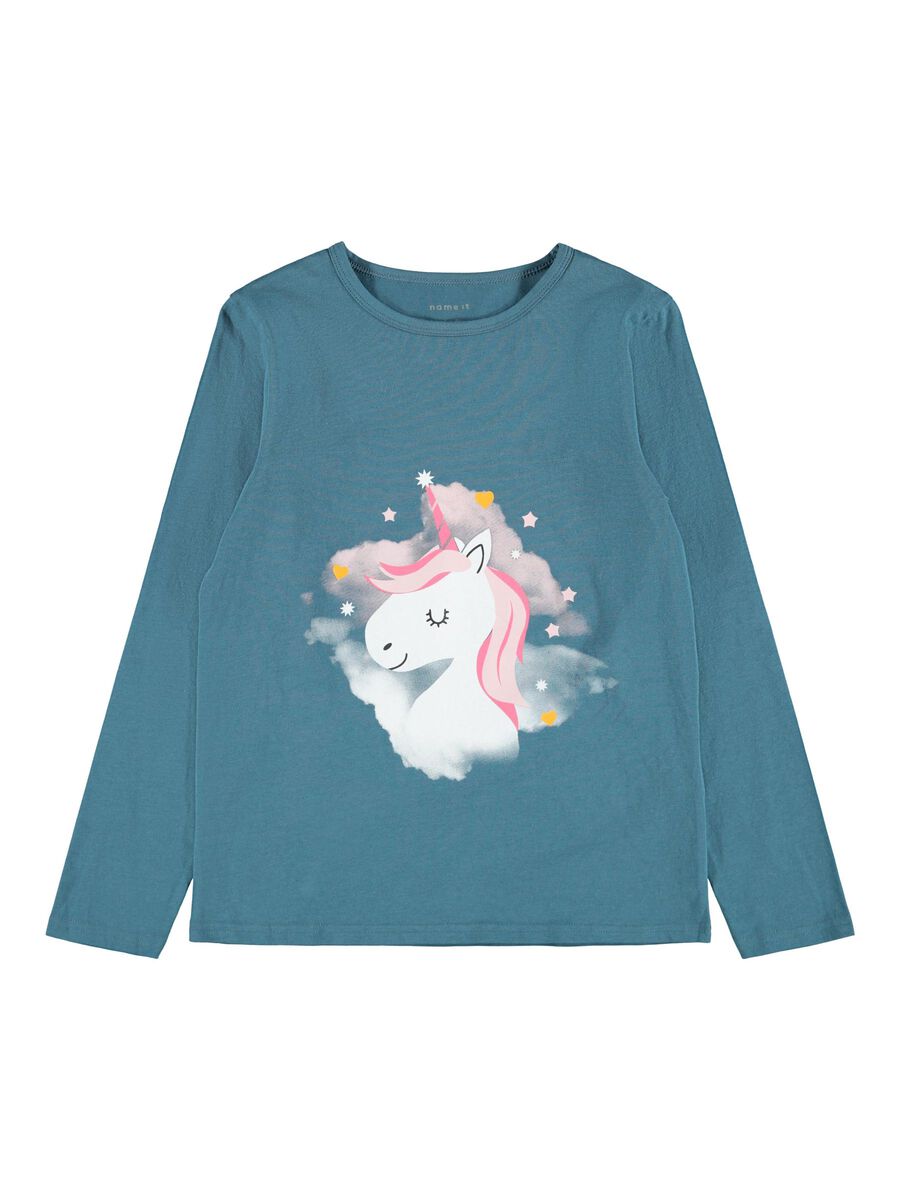 BIOLOGISCH KATOEN EENHOORNPRINT PYJAMA