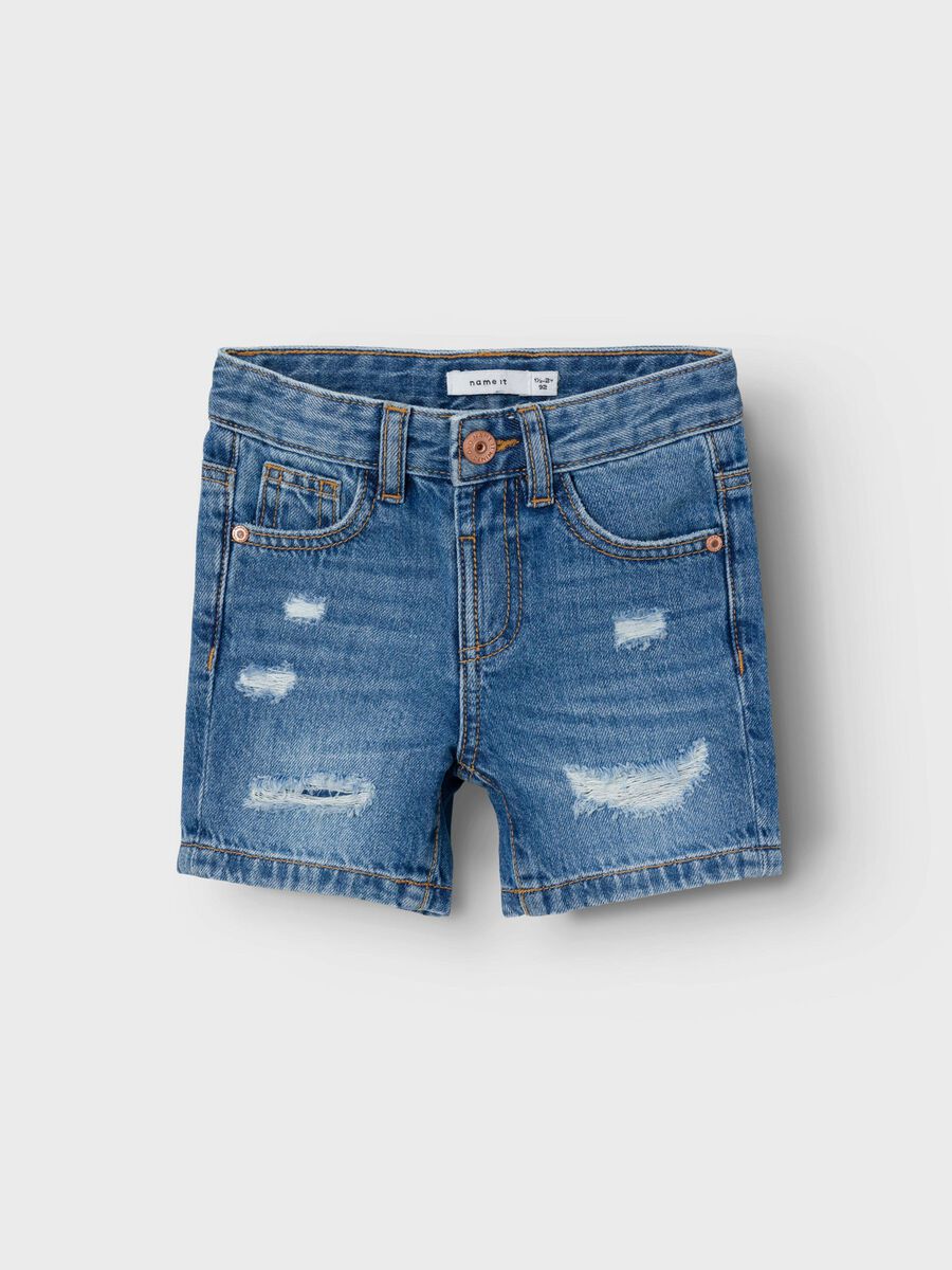 REGULAR FIT DENIM SHORT