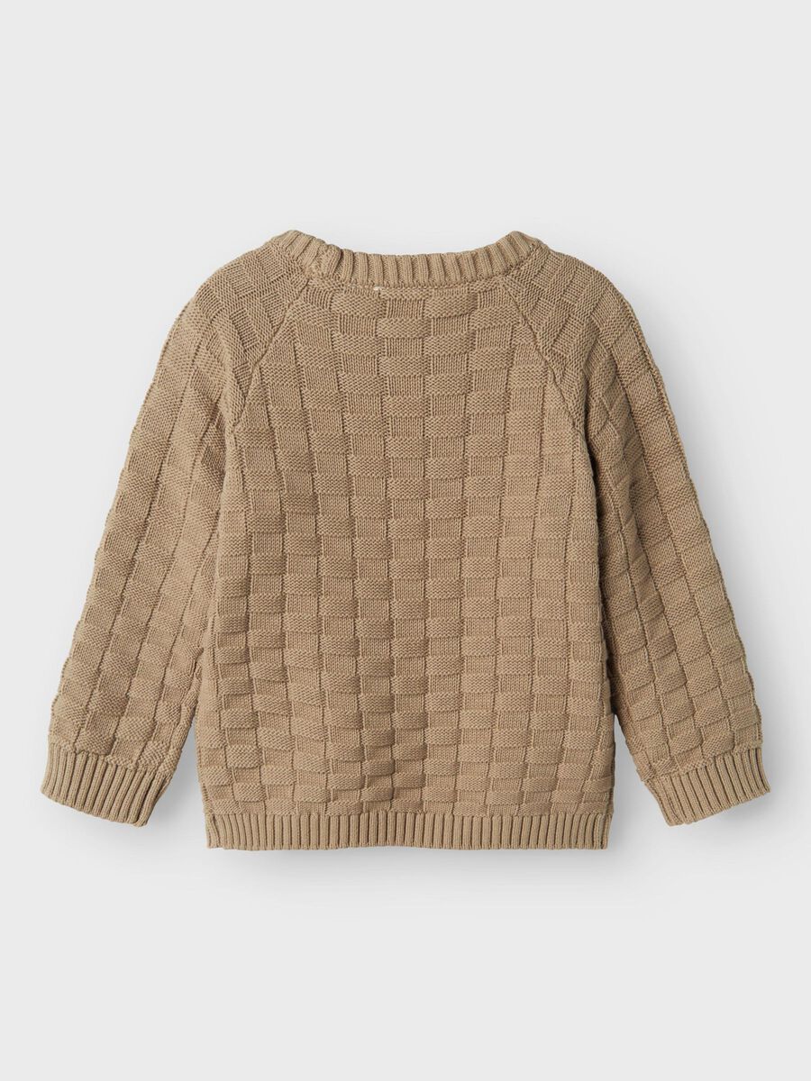 STRUCTUUR GEBREIDE TRUI