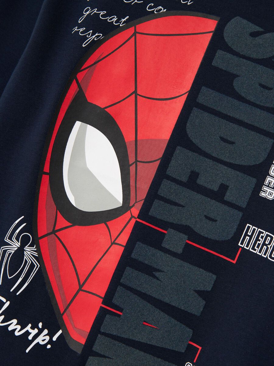 SPIDERMAN TOP MET LANGE MOUWEN