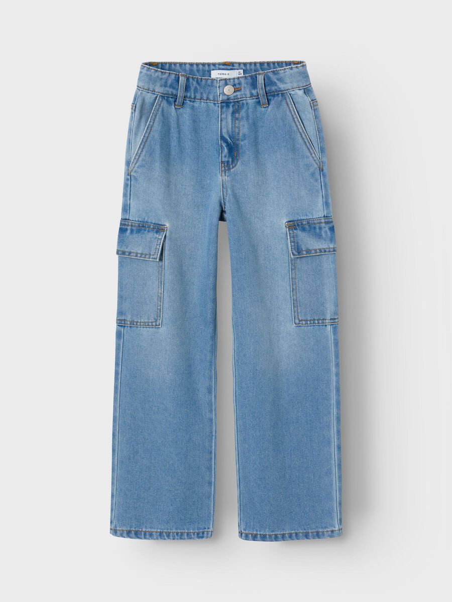 WIJDE PIJPEN CARGO JEANS