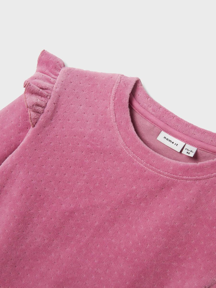 VELOURS SWEATSHIRT