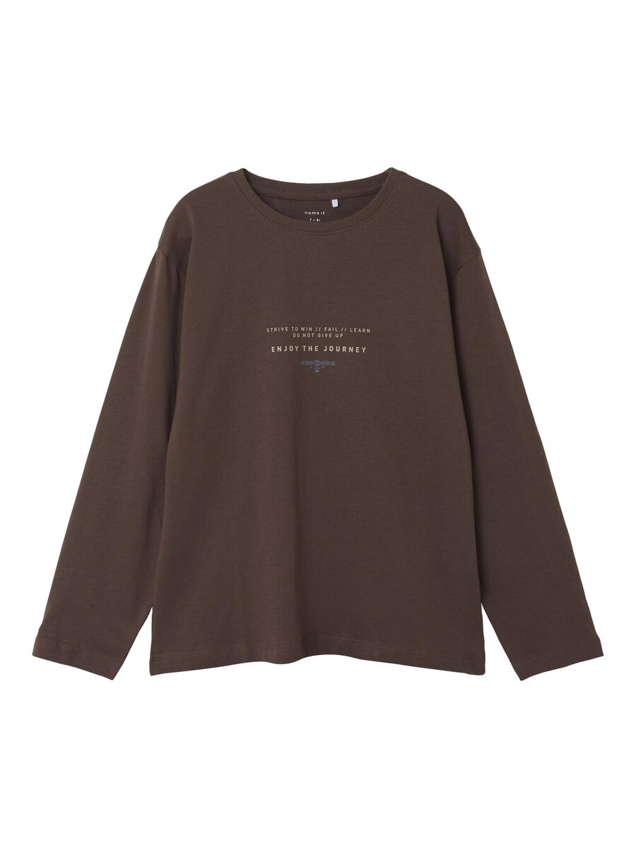 REGULAR FIT TOP MET LANGE MOUWEN