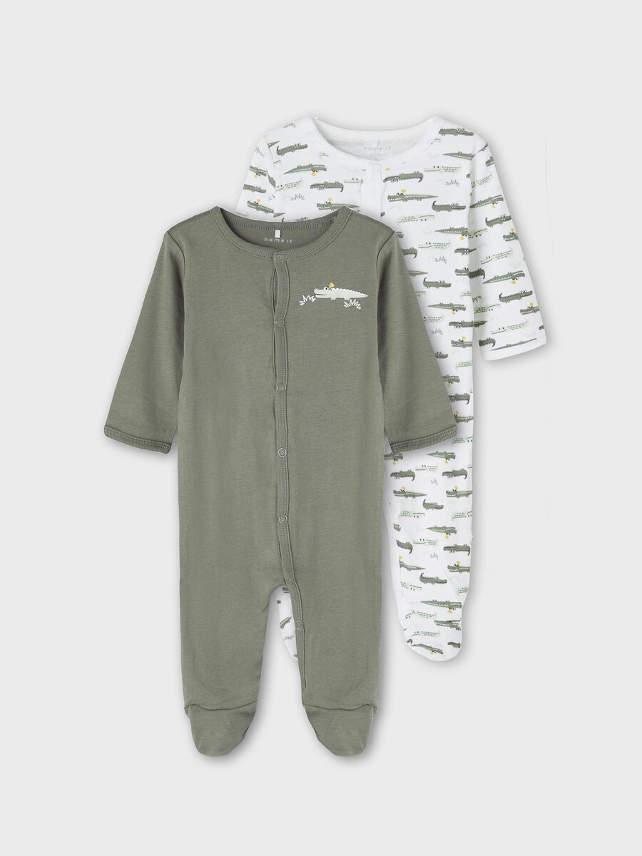 2-PACK DRUKKNOPEN PYJAMA