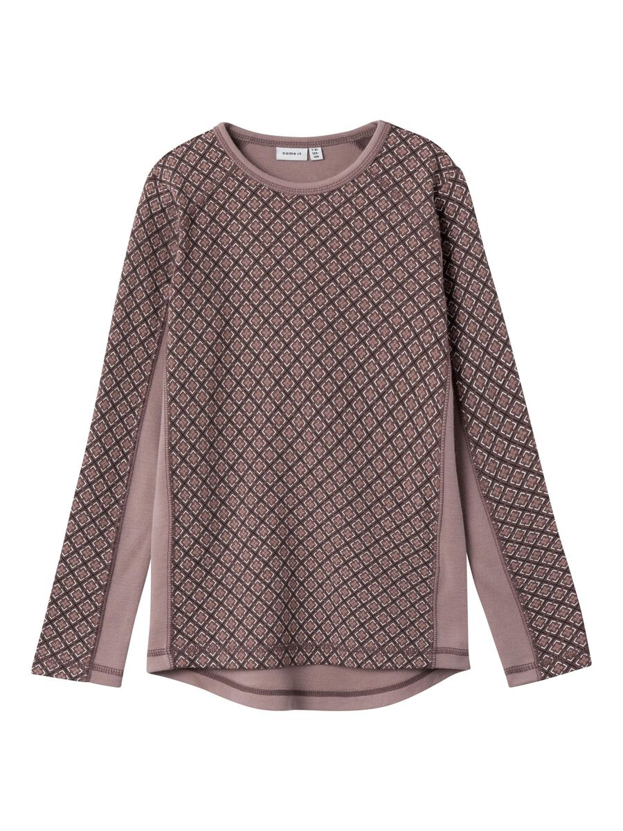 SLIM FIT TOP MET LANGE MOUWEN