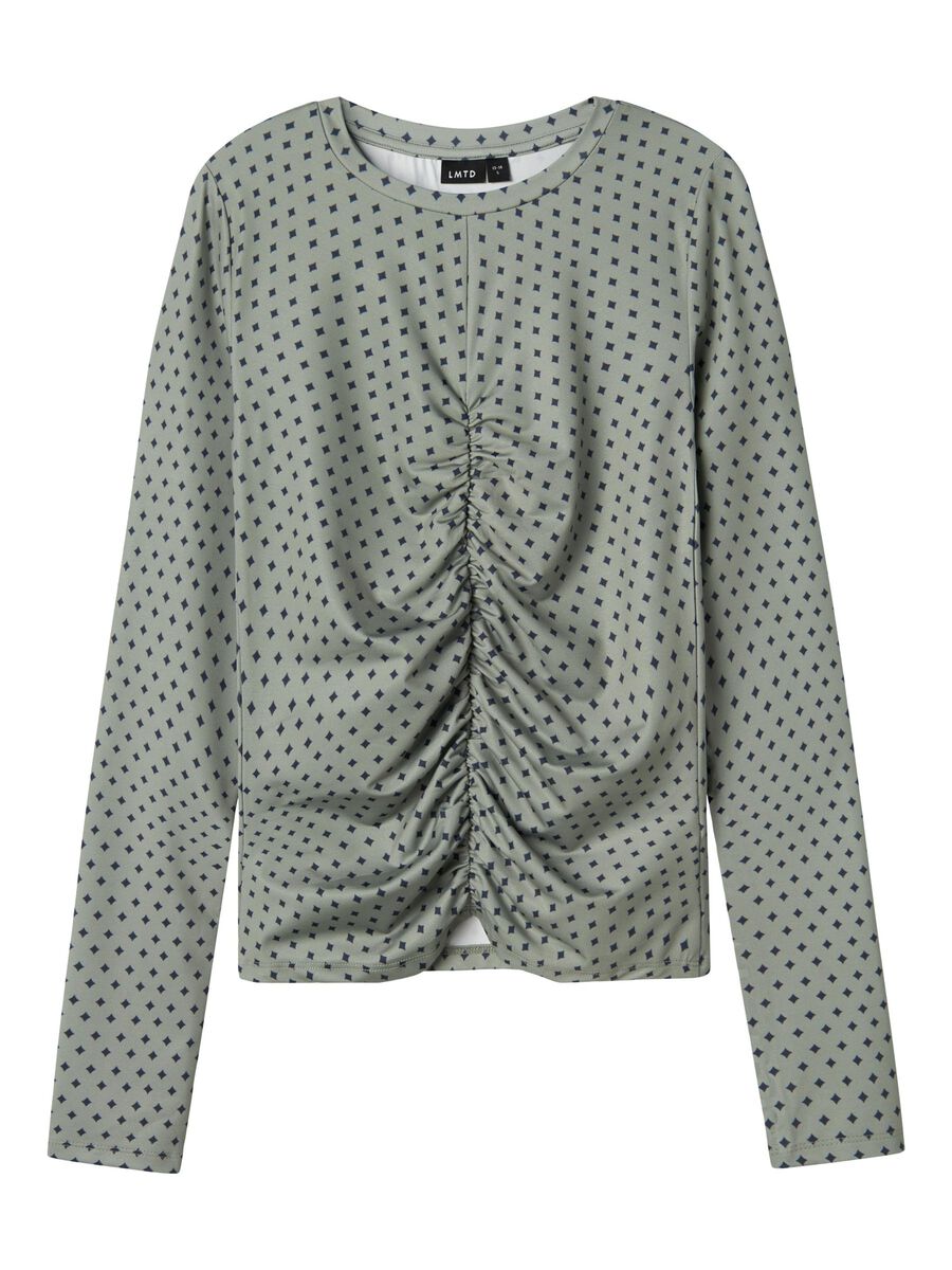 KORTE TOP MET LANGE MOUWEN