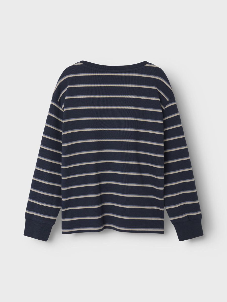 REGULAR FIT TOP MET LANGE MOUWEN