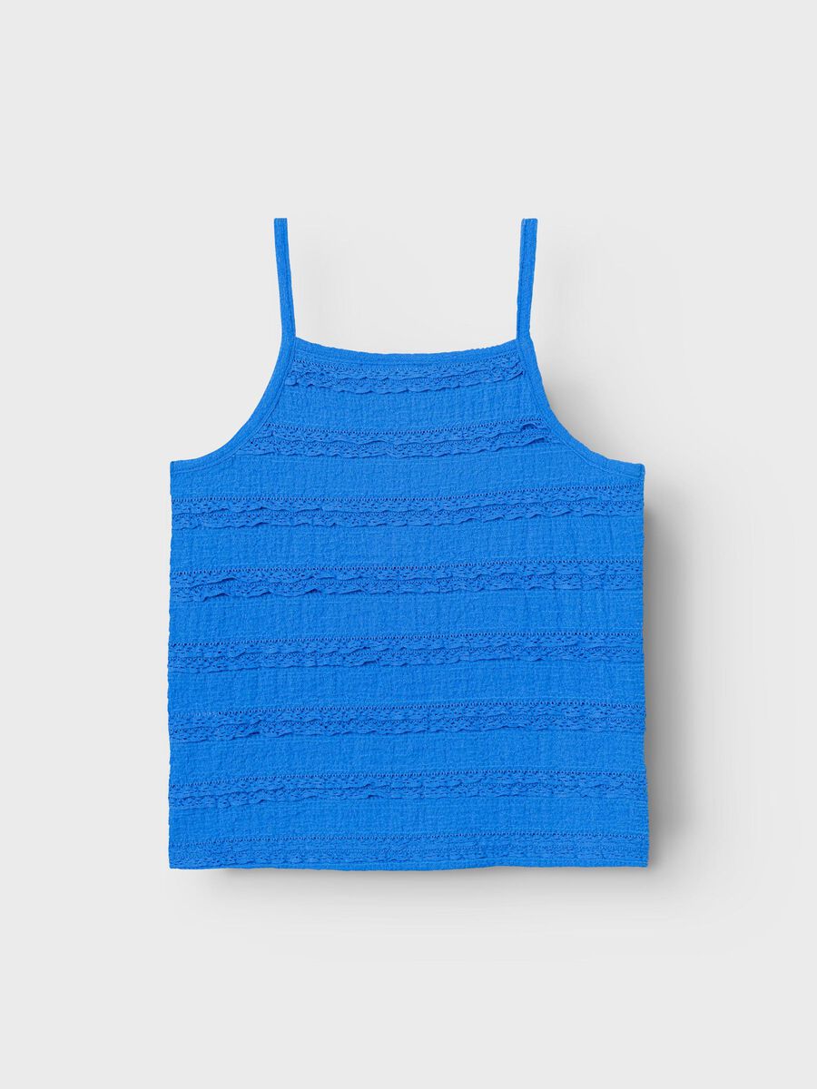 KORTE TOP MET BANDJES