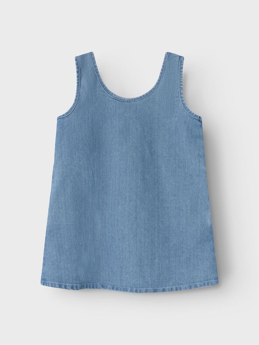 DENIM SLIP-OVER JURK
