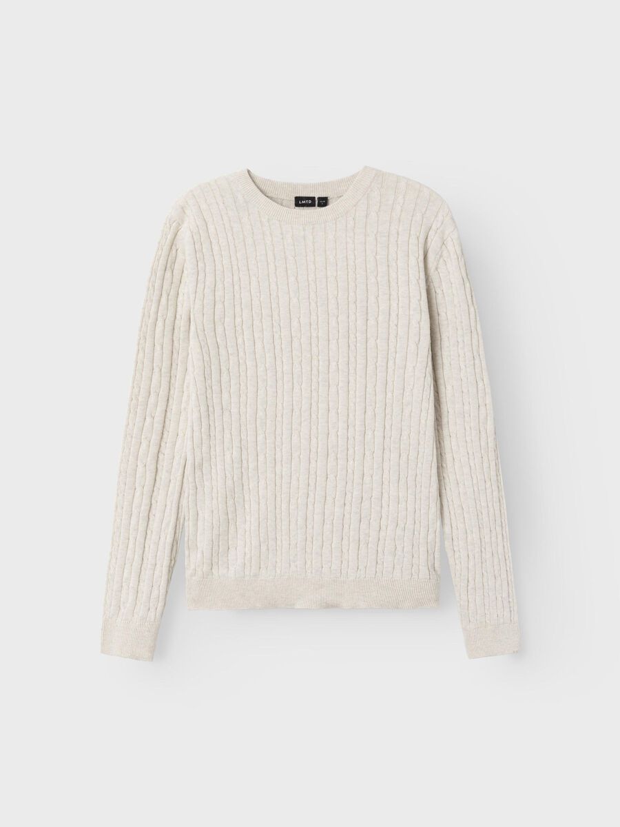 RELAXED FIT GEBREIDE TRUI