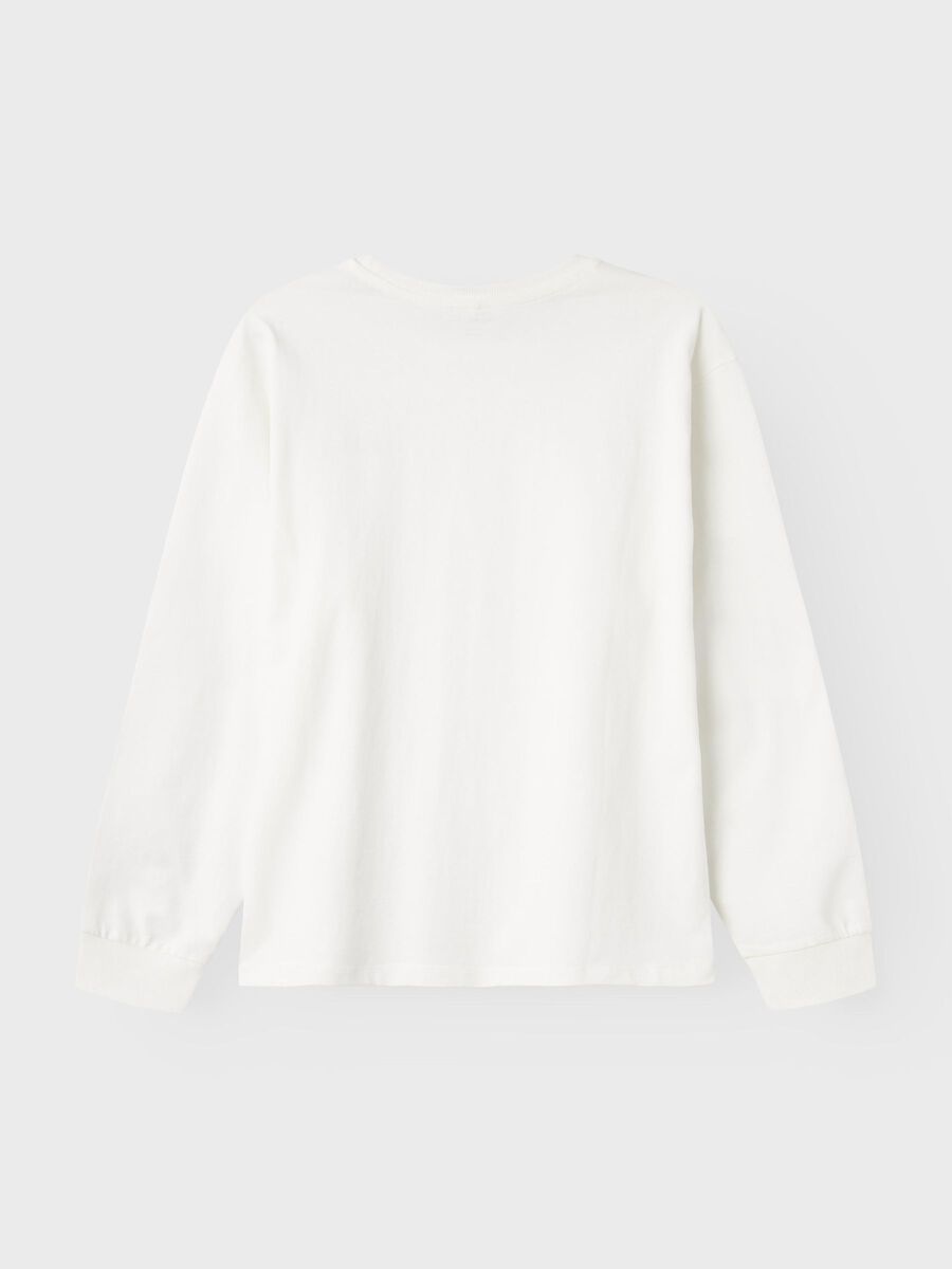 REGULAR FIT TOP MET LANGE MOUWEN