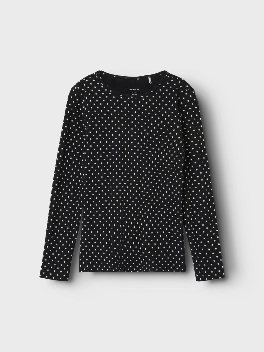 BIOLOGISCH KATOEN TOP MET LANGE MOUWEN